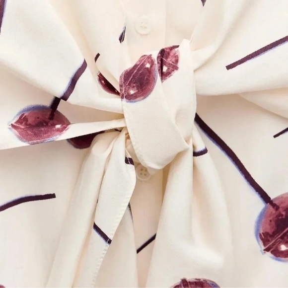 NWT Zara ZW Collection Poplin Lollipop Dress - Picture 10 of 13